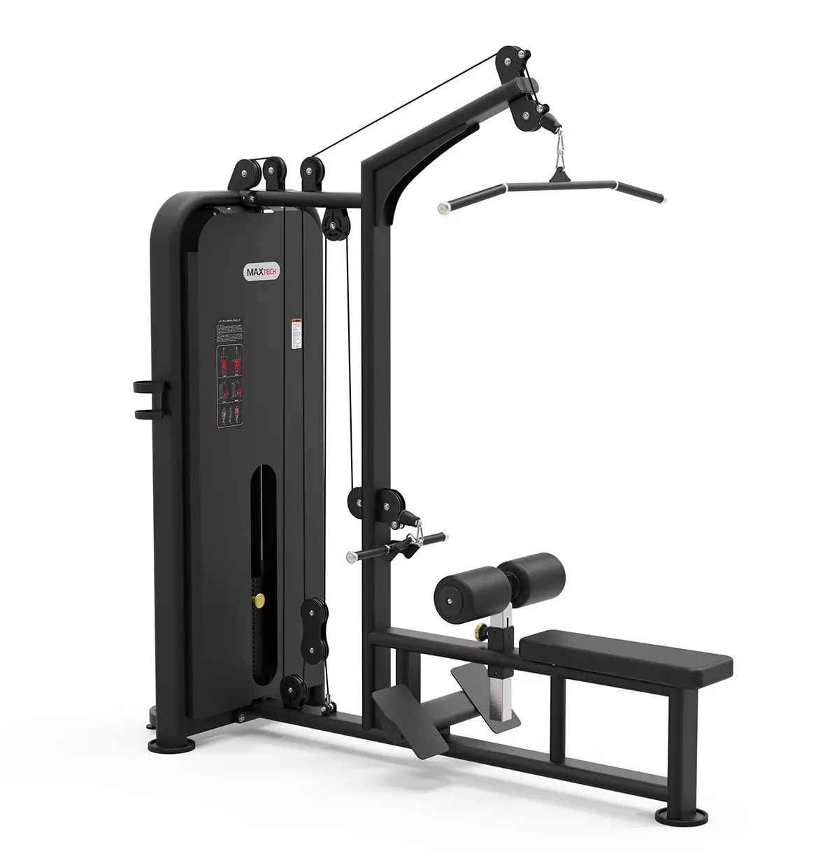Maxtech HX-673 Lat Pull Down & Row Combo